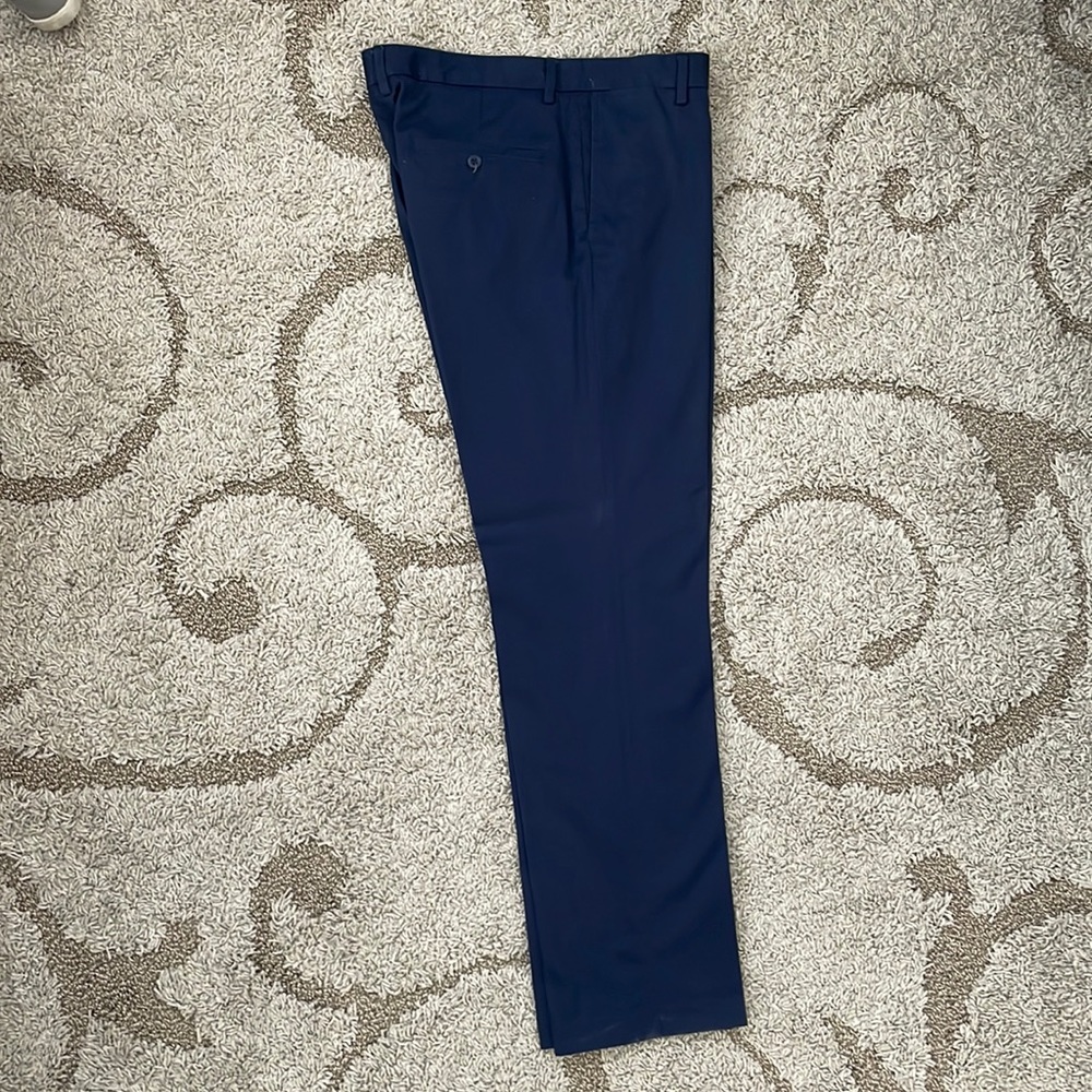 Docker’s Men’s Dress Pants 34x32 Blue Straight Leg